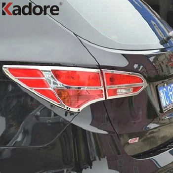 Tinka Hyundai Santa fe Maxcruz 2013-m. ABS Chrome Galiniai Šviesos Lempos Dangtelio Apdaila Šildomi Lempų Gaubtų Apdaila