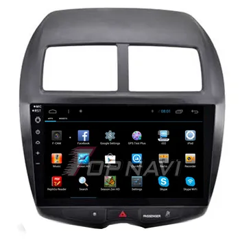 TOPNAVI Quad Core Android 4.4 Automobilių GPS Navigacija 