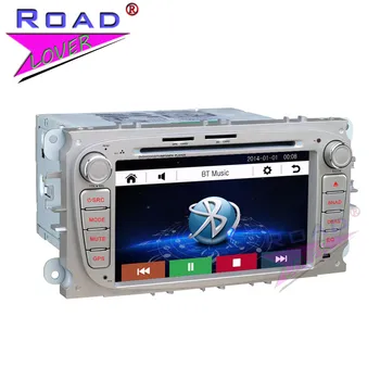 TOPNAVI Wince 6.0 Automobilio 7inch Media Center DVD Auto Grotuvo Ford Focus/Mondeo/S-MAX/Connec Du Din Stereo GPS Navi 