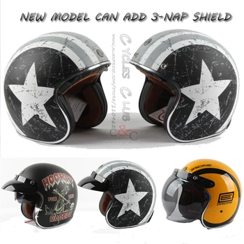 TORC T57 motociklo šalmas casco capacete derliaus motokroso šalmai, moto racer motociklas, motoroleris, 3/4 retro atidaryti veido šalmas, ECE