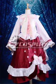 Touhou Project Houraisan Kaguya Lolita Anime Cosplay Kostiumų E001