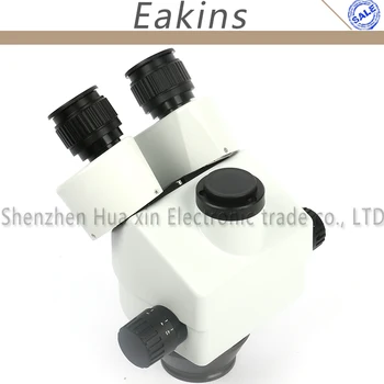 Trinokulinis Stereo Mikroskopas Galvos Pramonės mikroskopu 7-45X Nuolat Didinimas per telefono plokštės remontas