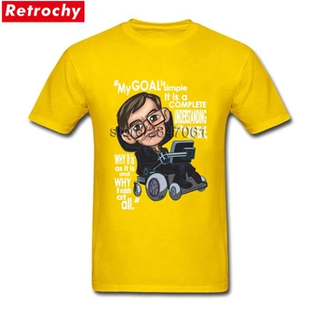 Trišakiai Marškinėliai Stephen Hawking Paauglių 80S Tees Mens Trumpas Rankovės Nuolaida Firminiai Drabužiai Viršų