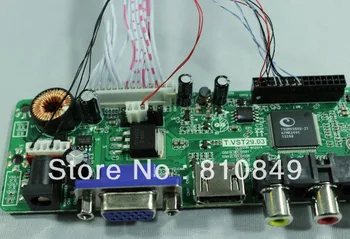 TV/HDMI/VGA/AV/USB AUDIO/LCD valdiklio plokštės+8.9 colių N089L6-L03 lcd+Touch panel