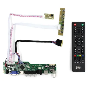 TV HDMI VGA, AV, USB GARSO LCD Valdiklis Valdybos 15.6