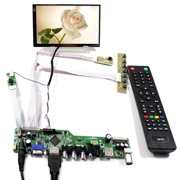 TV+PC+HDMI+CVBS+RF+USB LCD Vairuotojo Lenta Su 5.6 colių LTD056ET3A 1024x600 LCD Ekranas