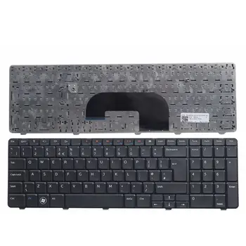 UK Black Naujas lietuvių nešiojamojo kompiuterio klaviatūra DELL inspiron 17R N7010