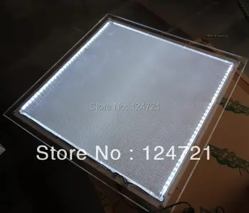 Ultra-plonas kristalų led lightboxes prekės vitrina,led šviesos reklamos rodymo