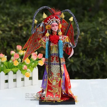 Unikalus Rankų Kinijos amatų Gražus Operos Aktorius miniatiūriniai Senovės Kinų Šakių Meno namų dekoro priedai