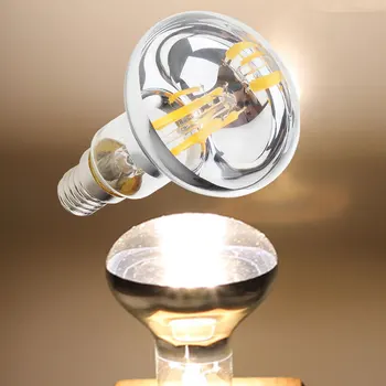 Unikalus Retro Spiralės Kaitinimo LED Lemputė R50 4W Edison Pasaulyje Lempa Kietas Šilta Raudona Mėlyna Žalia Rausva Namų Baras, Parduotuvė 30W Lygiavertis