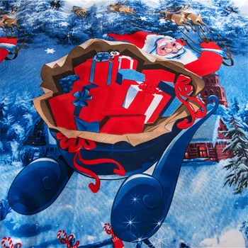 UNIKEA 2016 Naujas 3D Atspausdintas Kalėdų Berniukai Patalynės Komplektas Santa Claus Antklode Padengti 79