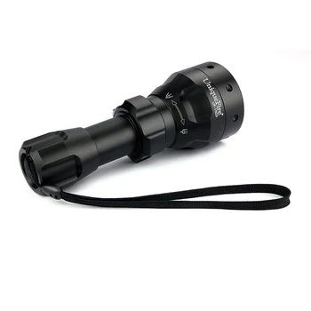 Uniquefire 1503 Zoomable LED Žibintuvėlį, Fakelą IR 850nm LED 3 Rūšių Lampe Torche+Slėgio Jungiklis Naudoti Su Naktinio Matymo