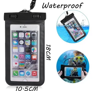 Universali Vandeniui Tablečių Telefono dėklas Apima Universaliųjų po vandeniu Sausas Maišelis Maišas Jutiklinis Ekranas Atveju iPhone Samsung LG HTC