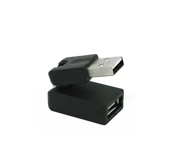 USB 2.0 Male į USB 2.0 Moterų Konverteris Adapteris 50pcs/daug 360 Laipsnių Sukimosi Kampas Adapteris Jungties Nemokamas Pristatymas