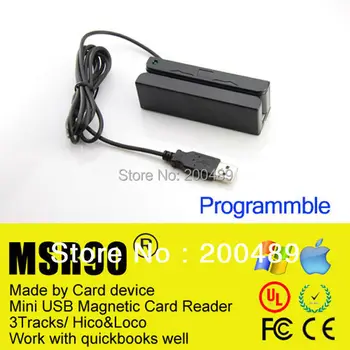 USB MSR90 Swiper POS kortelių skaitytuvas