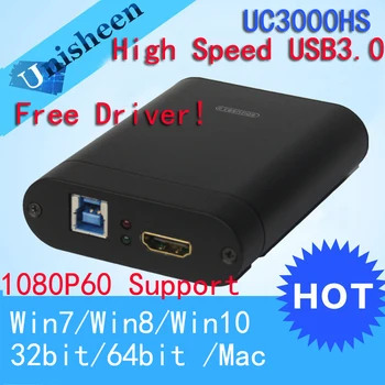USB3.0 60FPS HDMI VAIZDO įrašymo Dongle Žaidimas Streaming Live Stream Transliacijos 1080P