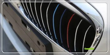 Už 2 Serijos BMW Active Tourer F45 F46-2017 Auto Viduryje Centras Grotelės Grotelės Inkstų Lipdukas Padengti 20/24 vnt