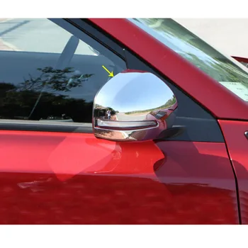 Už Suzuki Vitara 2016 2017 2018 automobilių ABS apdailos Automobilių stick išoriniai galinio vaizdo Šoninių stiklo, Veidrodžio Dangtelis apdailos rėmeliai 2vnt