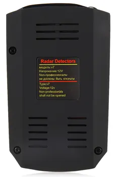 V7 detektorius Auto 360 Laipsnių Anti Radaro Detektorius, skirtas Transporto priemonių Greičio Balso Įspėjimo įspėjimą pilna Juosta, LED Ekranas, Lazerio Detektorius