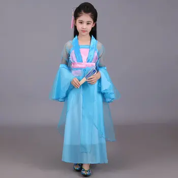 Vaikų Pasakos Kostiumų Hanfu Elegantiškas Drabužiai Vaikams, Kinų Tradicinė Senovės Kostiumas Tango Karališkosios Princesės Kostiumas