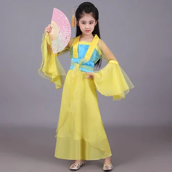 Vaikų Pasakos Kostiumų Hanfu Elegantiškas Drabužiai Vaikams, Kinų Tradicinė Senovės Kostiumas Tango Karališkosios Princesės Kostiumas