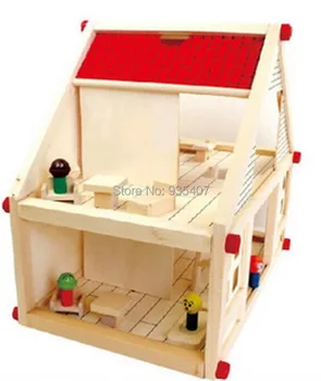 Vaikų žaislas statybos kotedžai, nameliai namai 