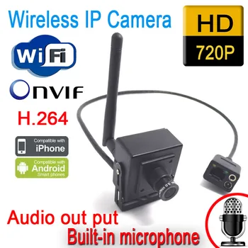 Vaizdo mini ip vaizdo kamera wifi priežiūros sistemą belaidžio namų saugumo 720P paramos onvif garso patalpų P2P mažas cam vaizdo kamera