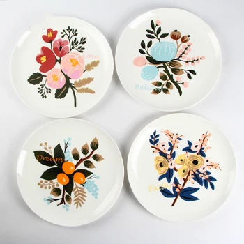 Vakarų stiliaus vaisių plokštė Buitinių indų, stalo įrankiai, Novatoriškas dizainas stalo kūrybos dekoratyvinės keramikos 10 colių patiekalas