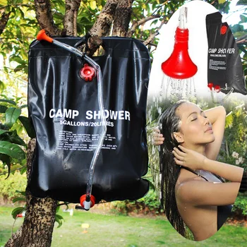 Vandens maišelis laistymo lašelinė drėkinimo maišelį 10M žarna laistymo rinkinys rinkinys Augalų laistymo sistema su maišo stovykla dušo saulės dušo krepšys
