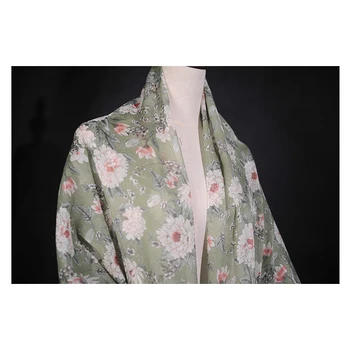 Vasaros orui georgette audinio drabužių šifono audinio skaitmeninis spausdinimas audinio didmeninė audinio suknelė audinys
