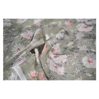 Vasaros orui georgette audinio drabužių šifono audinio skaitmeninis spausdinimas audinio didmeninė audinio suknelė audinys