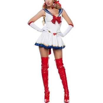 VASHEJIANG Anime Sailor Moon Cosplay Kostiumų Animacinį Filmą Cosplay Mergina Gyvsidabrio Mėnulis, Marsas Dress Helovinas Kostiumas