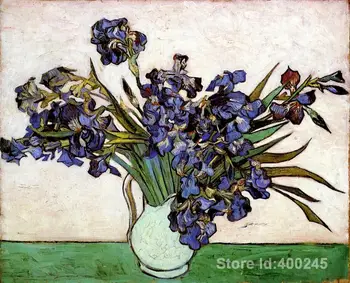 Vaza su Vilkdalgis, Vincent Van Gogh Aliejaus tapybai reprodukcijai namų dekoro Rankų dažytos Aukštos kokybės
