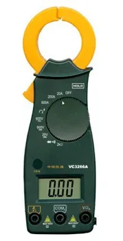 VC3266A skaitmeninis apkabos metrų Srovė 600A, AC / DC įtampos, 3 1/2 skaitmenų ekranas, didžiausias skaitymo 1999