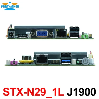 Ventiliatoriaus MINI ITX pagrindinę Plokštę su 6*USB 2*KOM VGA LVDS Intel J1900 STX-N29_1L