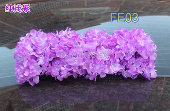 Vestuvių dekoratyvinių gėlių arka dirbtinis hydrangea kelių led žiedai šalies puošyba