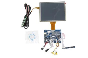VGA +AV LCD vairuotojo lenta palaikymas 8 colių skydelis 800*600 su touch panel