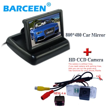 Vielos automobilių ekranas ekranas 800*480+ automobilių atsarginės kamera su ir spindulių žibintai naudoti AUDI A6L 2009 m. - 2011 m. /A4 /A3/ Q7 /S5