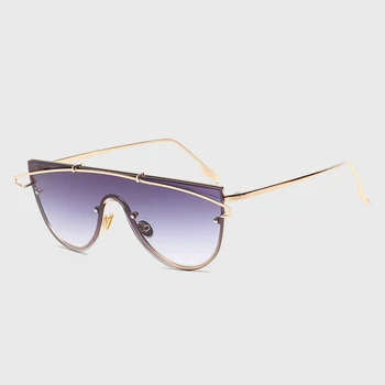 Vienas gabalas tipo objektyvas akiniai nuo saulės moterims, Akinių rėmeliai prekės dizaineris aišku, Akinių rėmeliai akinių rėmeliai 66127
