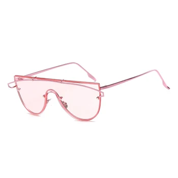 Vienas gabalas tipo objektyvas akiniai nuo saulės moterims, Akinių rėmeliai prekės dizaineris aišku, Akinių rėmeliai akinių rėmeliai 66127