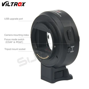 Viltrox EF-NEX IV Automatinio Fokusavimo Fotoaparatas objektyvo Adapterio Žiedas Canon EOS EF, EF-S objektyvo Apsodo adapteriu 