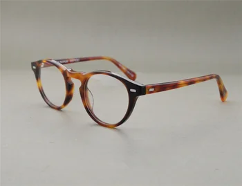 Vintage akiniai ov5186 Gregory peck aišku rėmo akiniai moterims ir vyrams, apvalūs akiniai, optiniai recepto objektyvas