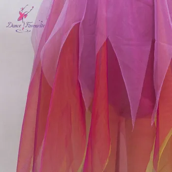 Violetinė Suknelė Mergaitėms Parodyti Kostiumas Moterims Ballerina Šokių Kostiumas Vaikų Ir Suaugusiųjų Baleto/Šiuolaikinio/Lyrinis Suknelė