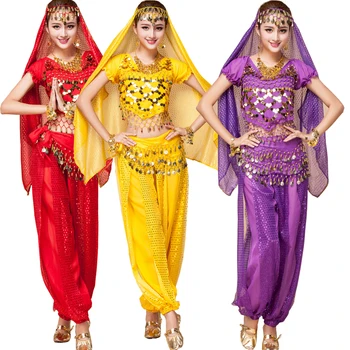 Viršūnės+Dress+Diržas Indija Egiptas Pilvo Šokio Kostiumai Bolivudas Kostiumai Indijos Suknelė Garsiausių Lady Suknelė Pilvo Šokiai, Scenos drabužiai