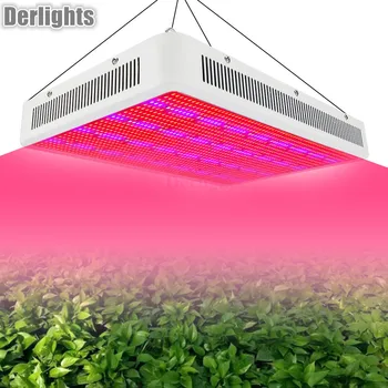 Visą Spektrą 1600W 1200W LED Augalų Šviesiai Raudonos, Mėlynos UV SPINDULIŲ LED Auginimo Lempos efektą Sukeliančių Hydroponics Gėlės, Augalai, Daržovės