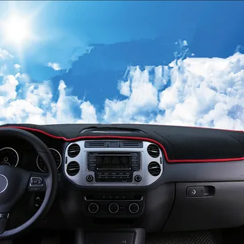 Volkswagen Tiguan Visų Automobilių prietaisų Skydelio Išvengti Šviesos Padas Priemonė Platforma Stalas Padengti Kilimėliai Kilimai Auto Reikmenys, automobilių stilius
