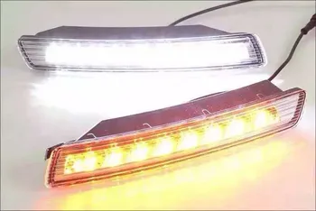 VW Beetle 207-10 led drl šviesos važiavimui dieną važiavimo šviesos geltoni posūkio signalai, aukščiausios kokybės