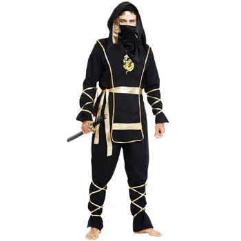 Vyrai Japanese Ninja Suaugusiųjų Kostiumai Helovyno Cosplay Disfraces Suaugusių Šalies Cosplay Kostiumai Veiklos Kostiumai Kariai Cosplay