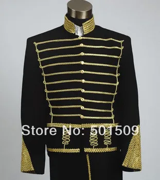 Vyrai laikotarpio kostiumas aukso raudona Viduramžių kostiumas kelnės su Renesanso etapo rezultatus /Prince charming William/Kolonijinės Belle