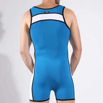 Vyriškų drabužių prekės ženklo Leotard unitard apatiniai seksualus sportiniai, vyriški imtynių kūno kostiumas vyrams maudymosi kostiumėlį, didmeninė